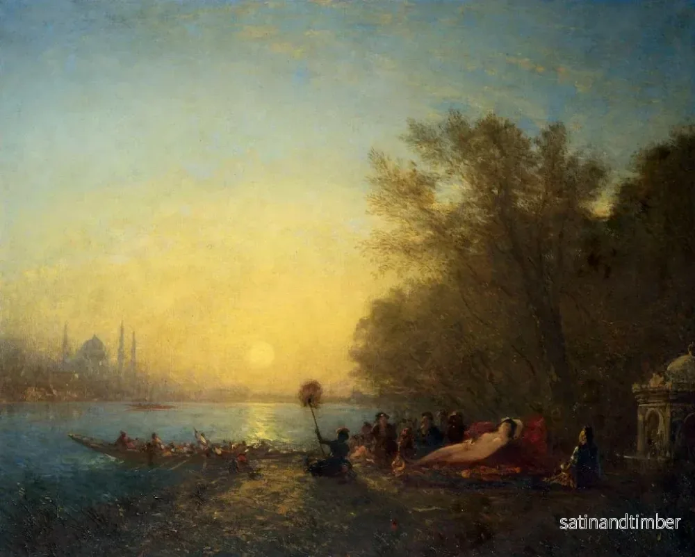 Reproduktion av målningen Constantinople, sultaninnans vila - Félix Ziem - Bild 2