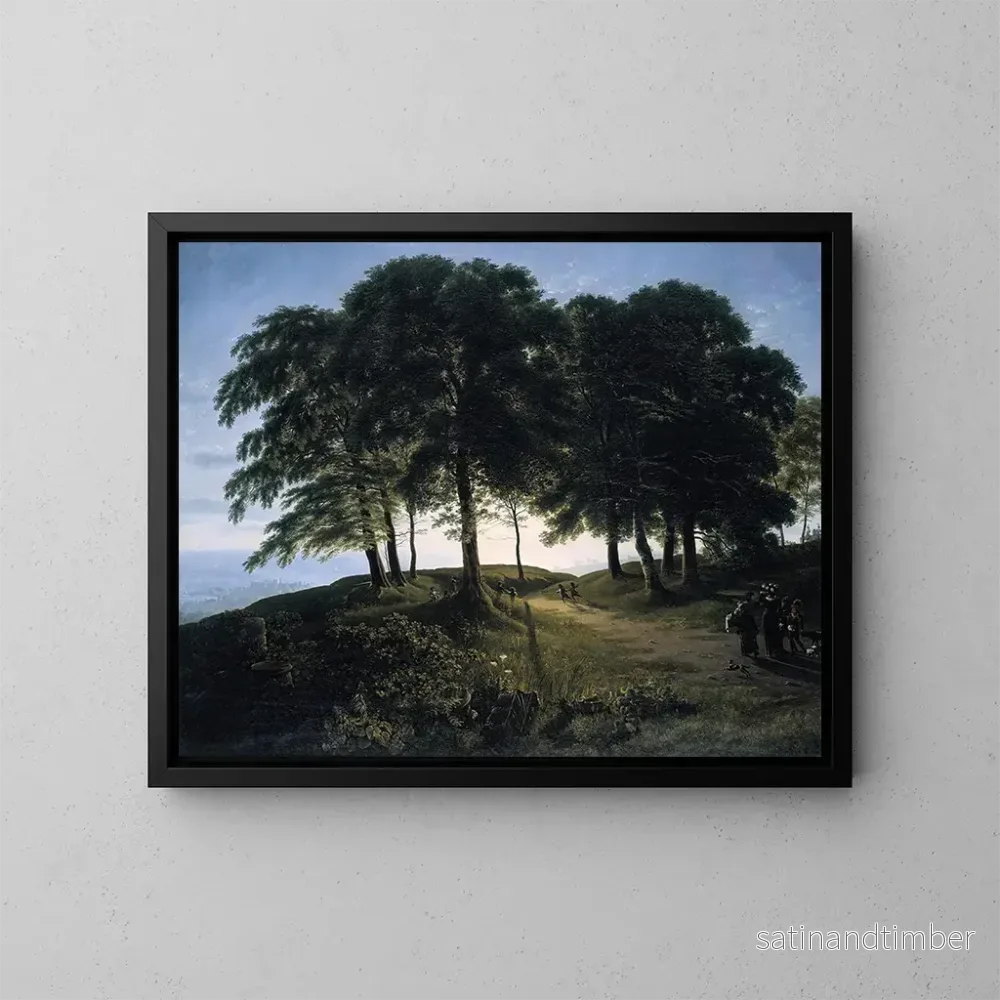 Reproduktion av målningen Morgon - Karl Friedrich Schinkel