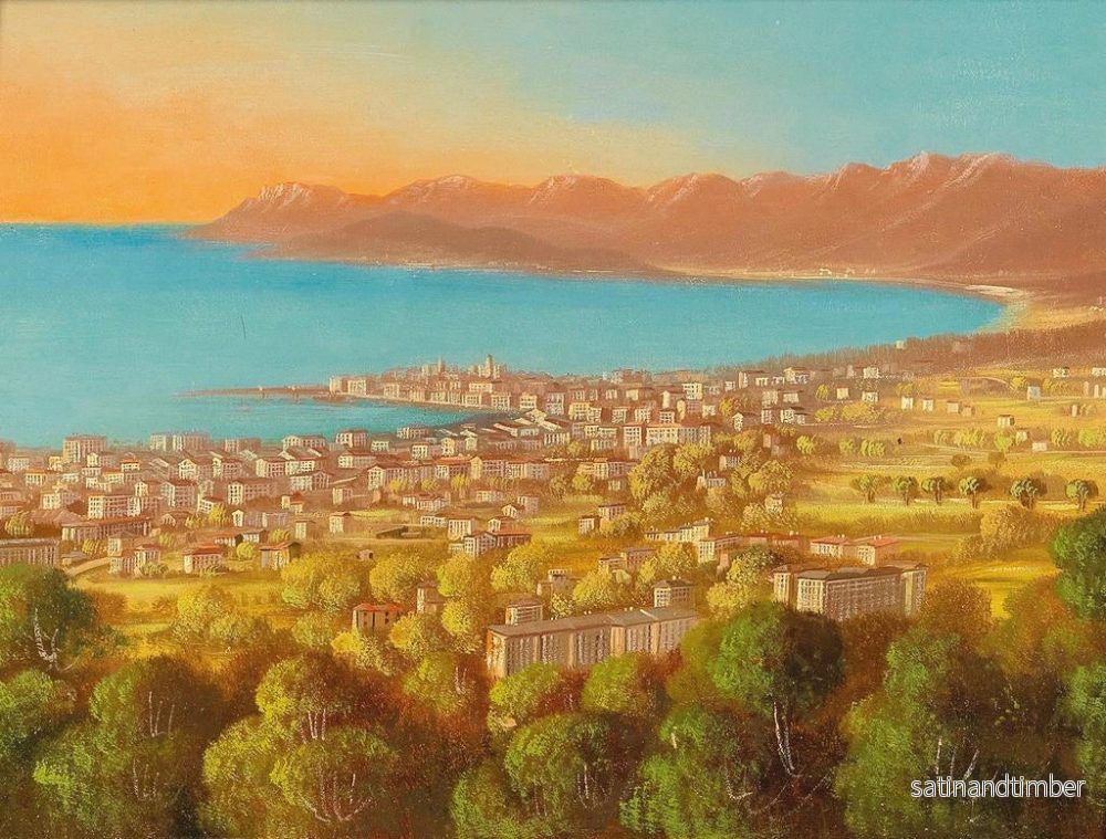 Reproduktion av målningen Vue de Cannes - Hubert Sattler - Bild 2