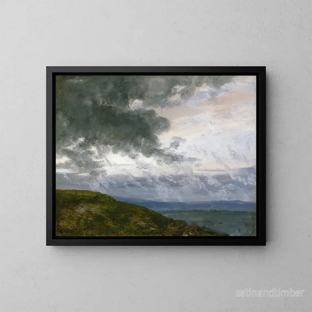 Reproduktion av målningen Stormmoln - Johan Christian Dahl