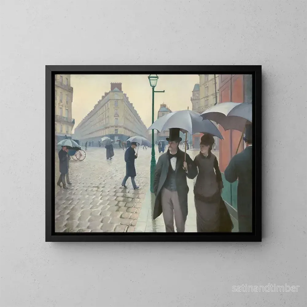 Reproduktion av målningen Rue de Paris, jour de pluie – Gustave Caillebotte Reproduktion av målningen Rue de Paris, jour de pluie – Gustave Caillebotte