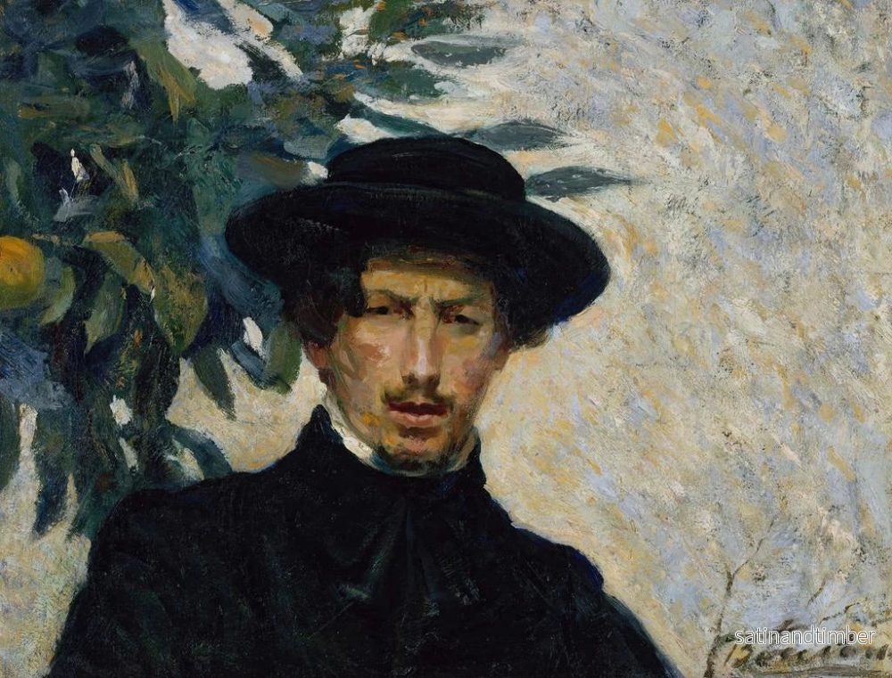 Reproduktion av målningen Självporträtt - Umberto Boccioni - Bild 2