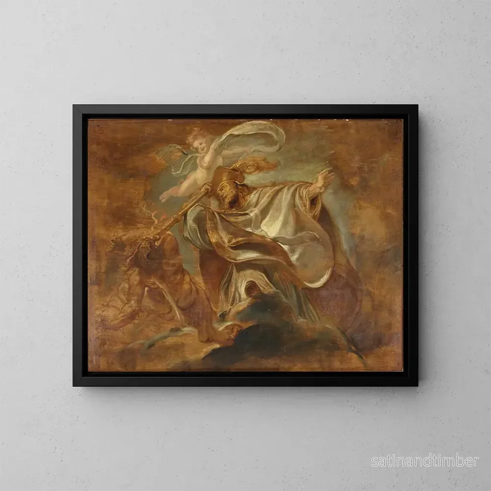 Reproduktion av målningen Saint Grégoire de Nazianze - Peter Paul Rubens