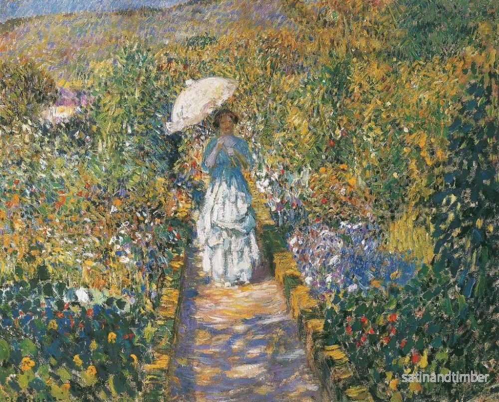 Reproduktion av målningen Le chemin du jardin - Frederick Carl Frieseke - Bild 2