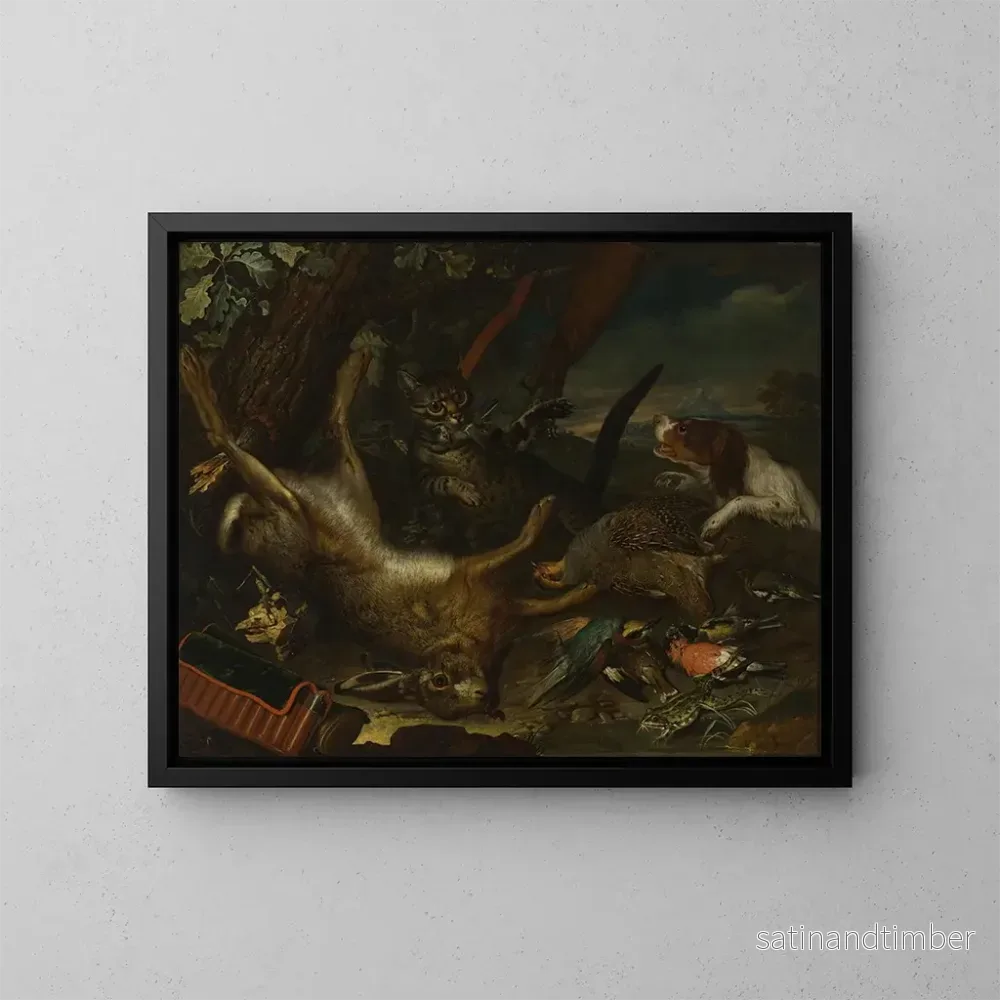 Reproduktion av målningen Trophées de chasse - Philipp Ferdinand de Hamilton
