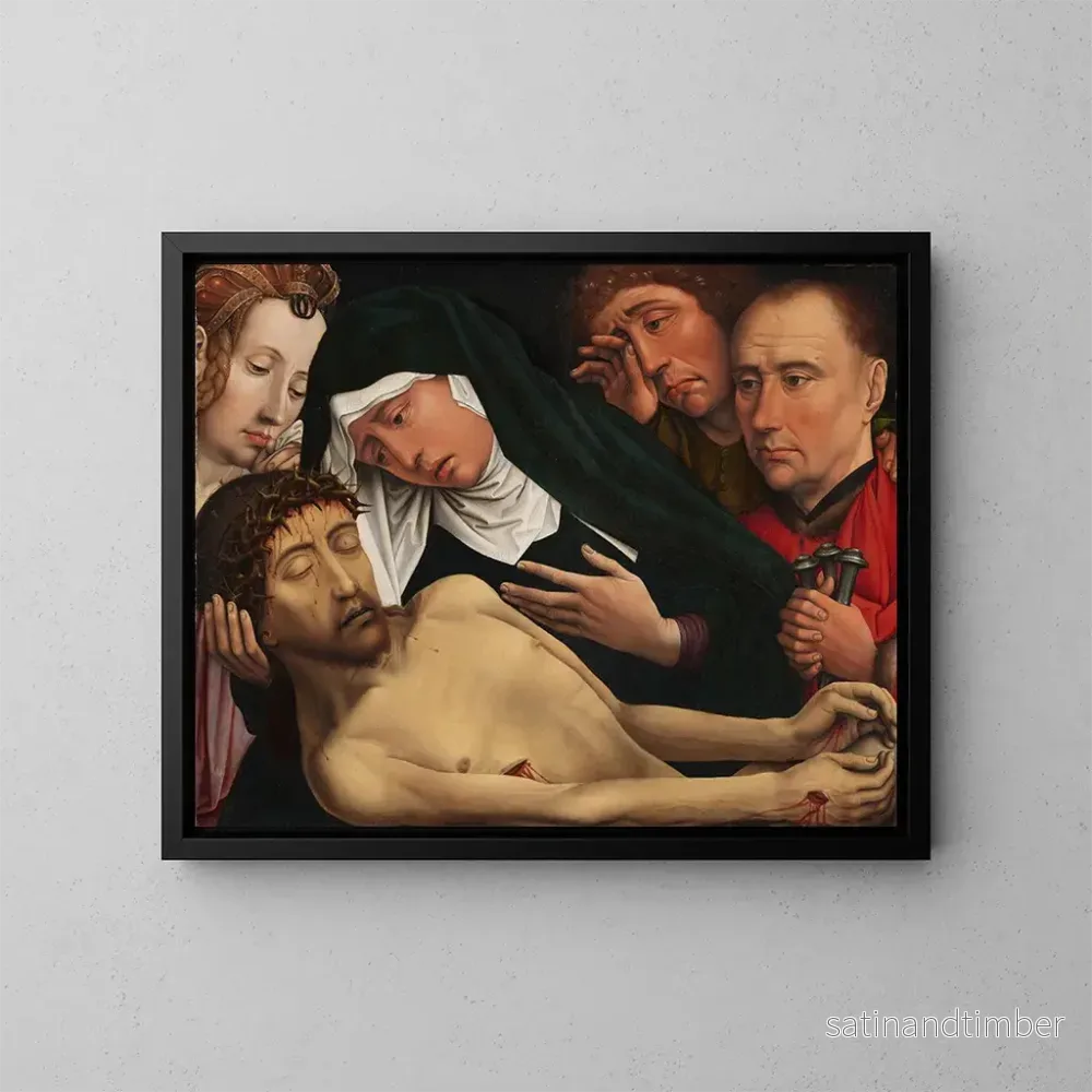 Reproduktion av målningen La Lamentation du Christ - Colijn de Coter