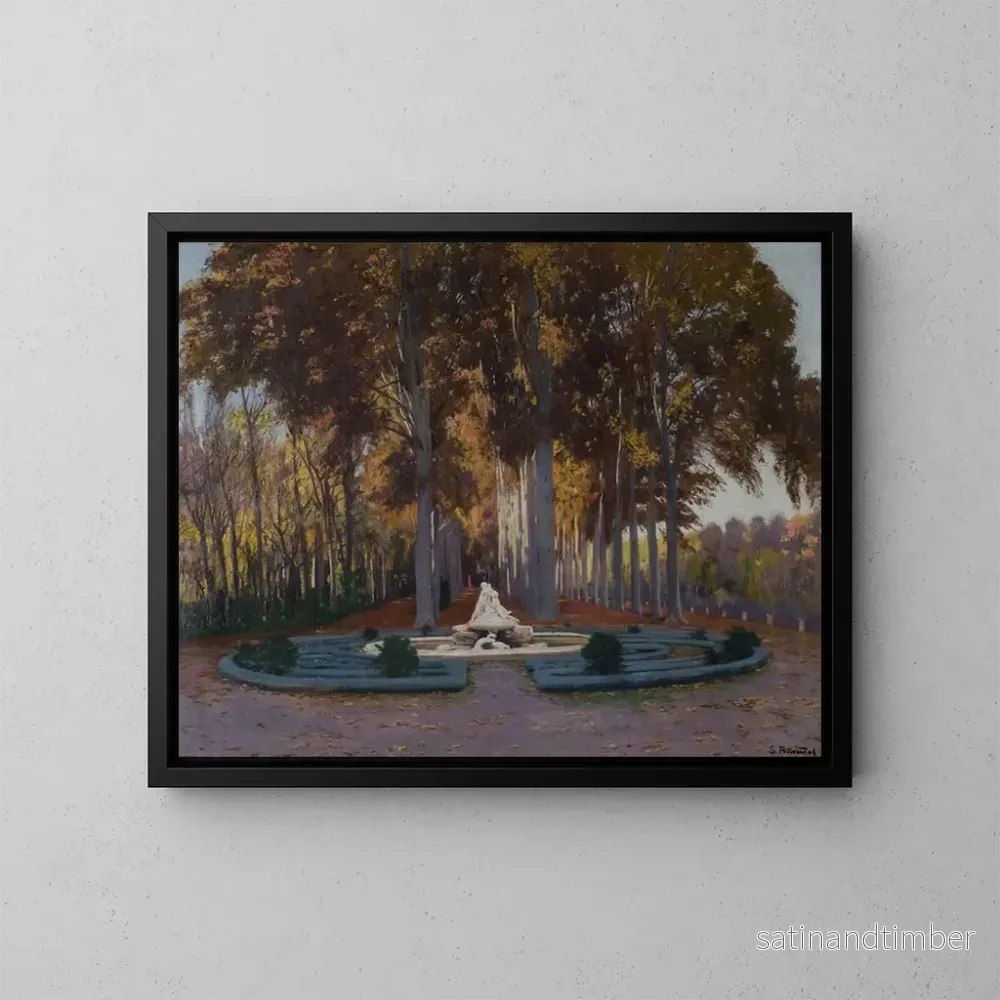 Reproduktion av målningen Otoal - Santiago Rusiñol