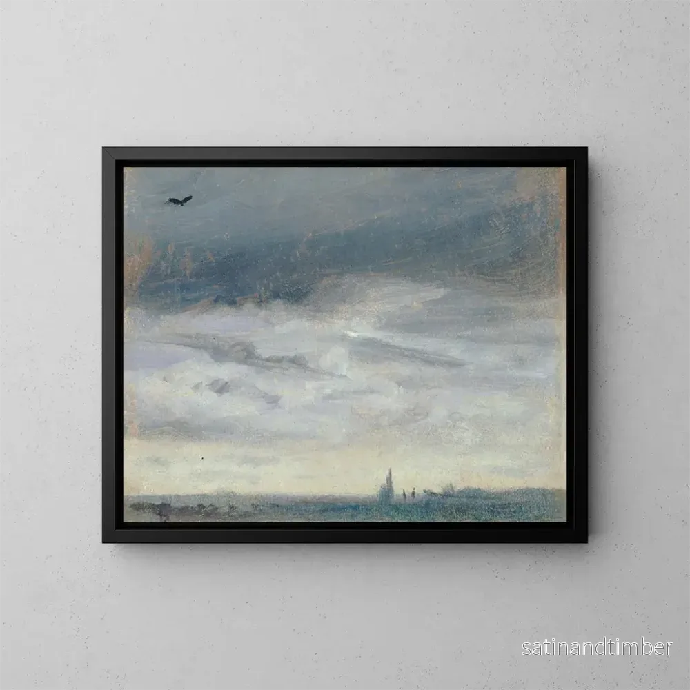 Reproduktion av målningen En grå dag - Lionel Constable