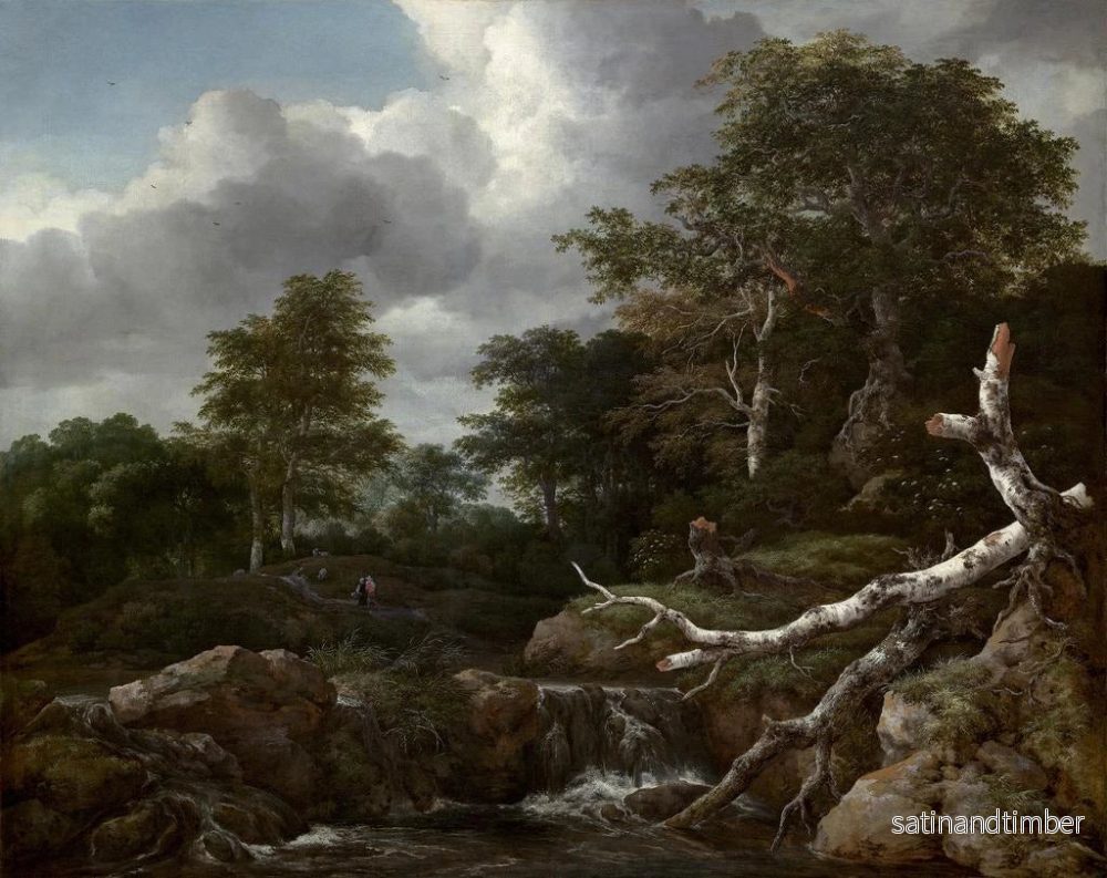 Reproduktion av målningen Scen skog - Jacob van Ruisdael - Bild 2