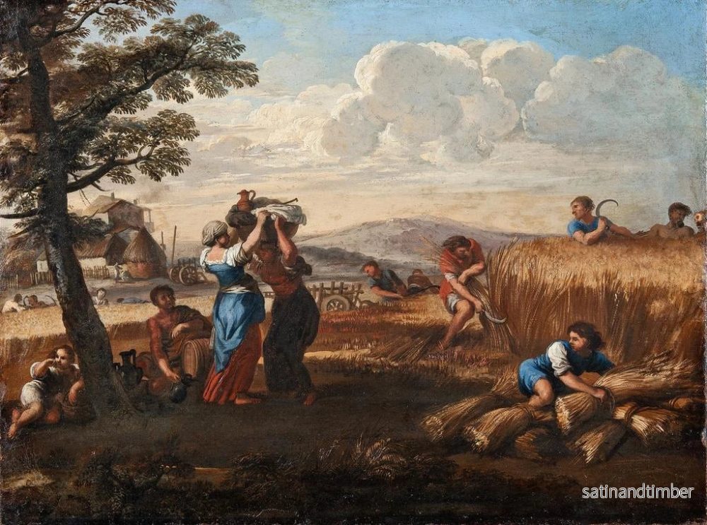 Reproduktion av målningen Landskap med skörd - Pietro da Cortona - Bild 2