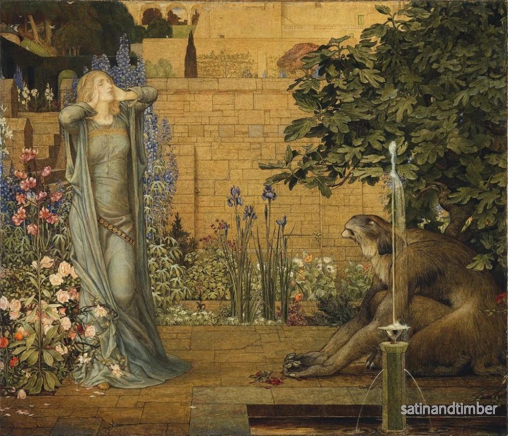 Reproduktion av målningen La Belle et la Bête - John Dickson Batten - Bild 2