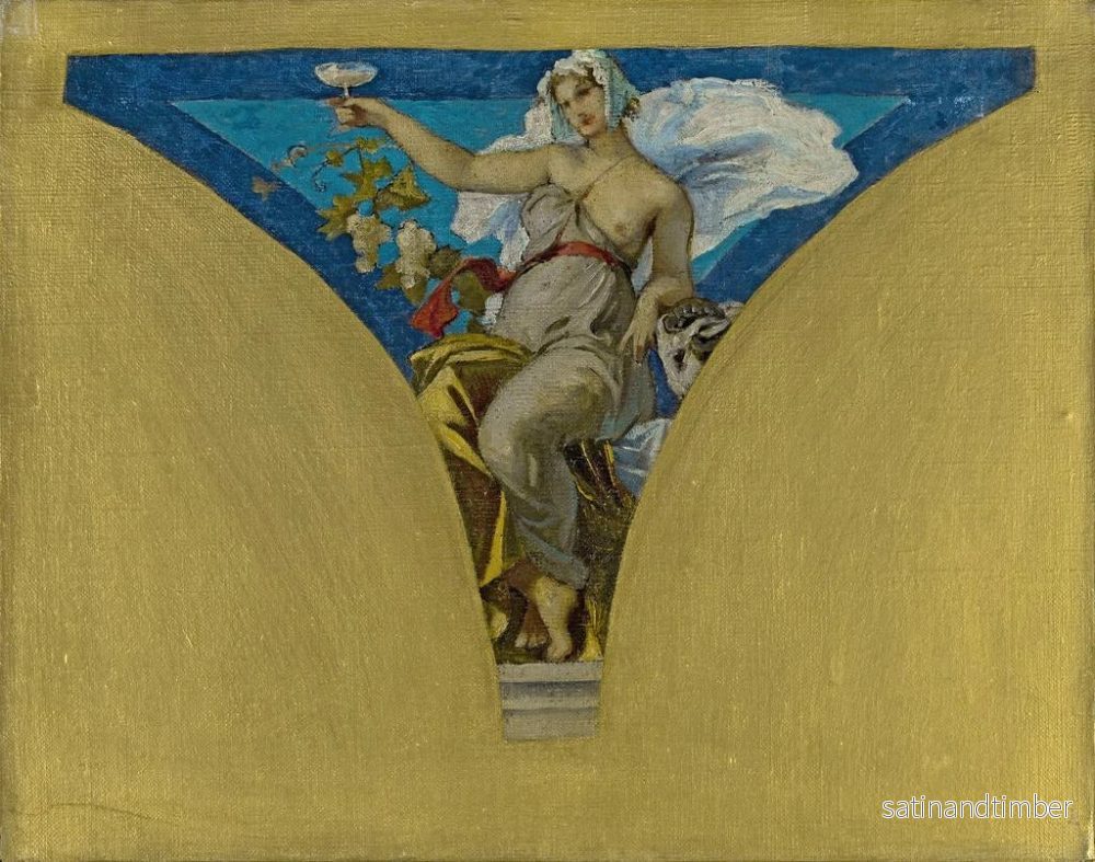 Reproduktion av målningen La Champagne - François Émile Ehrmann - Bild 2