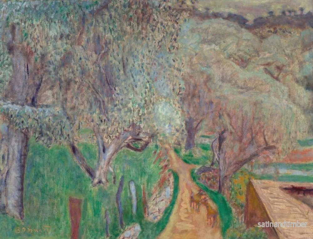 Reproduktion av målningen Landskap ljust eller Olivträd i Cagnes - Pierre Bonnard - Bild 2