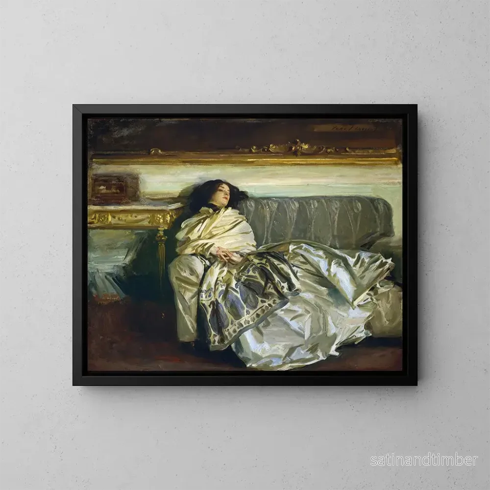 Reproduktion av målningen Nonchaloir repose - John Singer Sargent