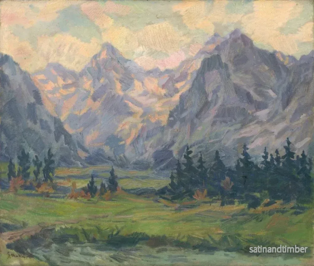 Reproduktion av målningen av Tatras - Gustav Mahler - Bild 2