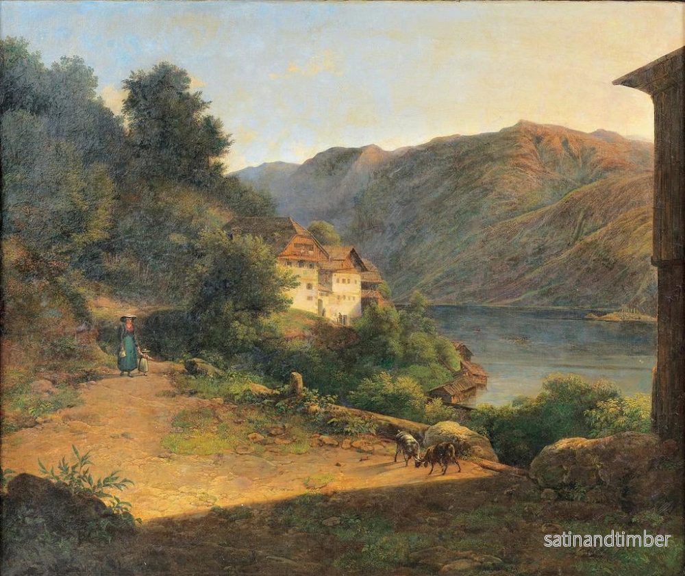Reproduktion av målningen Vue du Salzkammergut - Franz Steinfeld - Bild 2