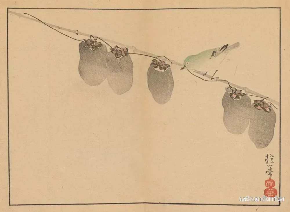 Reproduktion av målningen Sakai Hoitsu, blom- och fågelmålning, Pl. 13 - Sakai Hōitsu - Bild 2