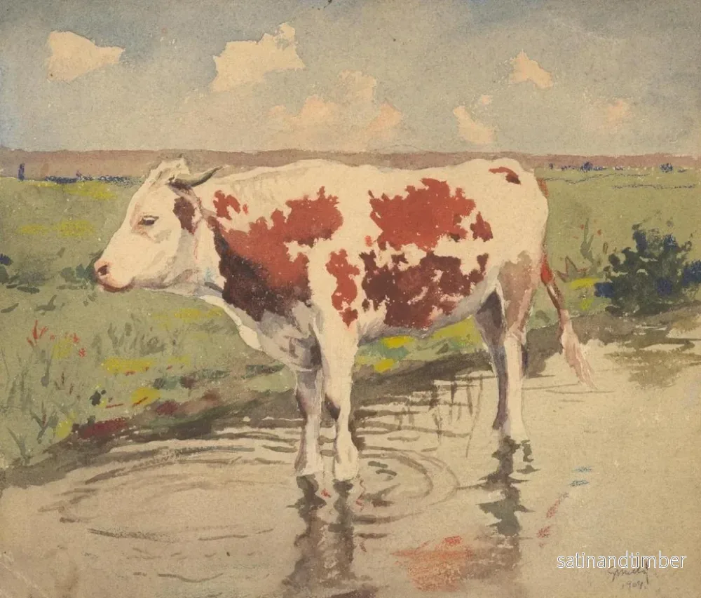 Reproduktion av målningen Liten ko - Gustav Mahler - Bild 2
