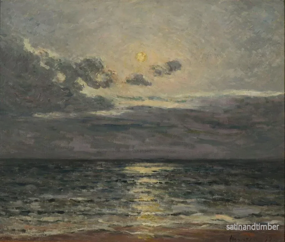 Reproduktion av målningen Effet de lune - Maxime Maufra - Bild 2