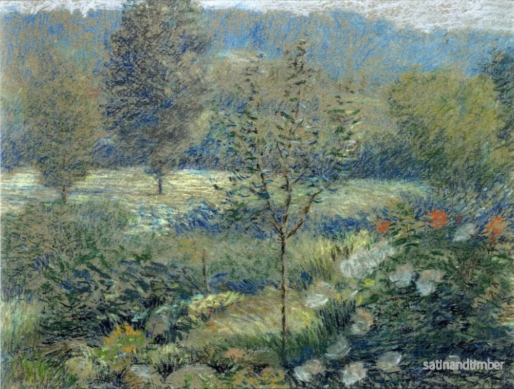 Reproduktion av målningen Ett hörn av trädgården - Daniel Kotz - Bild 2