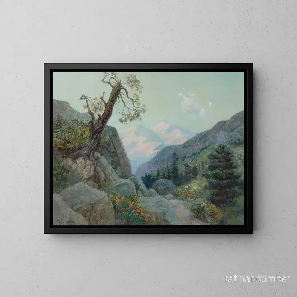 Reproduktion av målningen Sentier de montagne – William Lees Judson Reproduktion av målningen Sentier de montagne – William Lees Judson