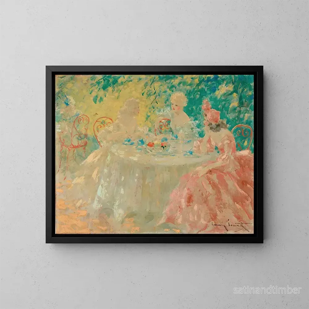 Reproduktion av målningen Fin de déjeuner - Louis Icart