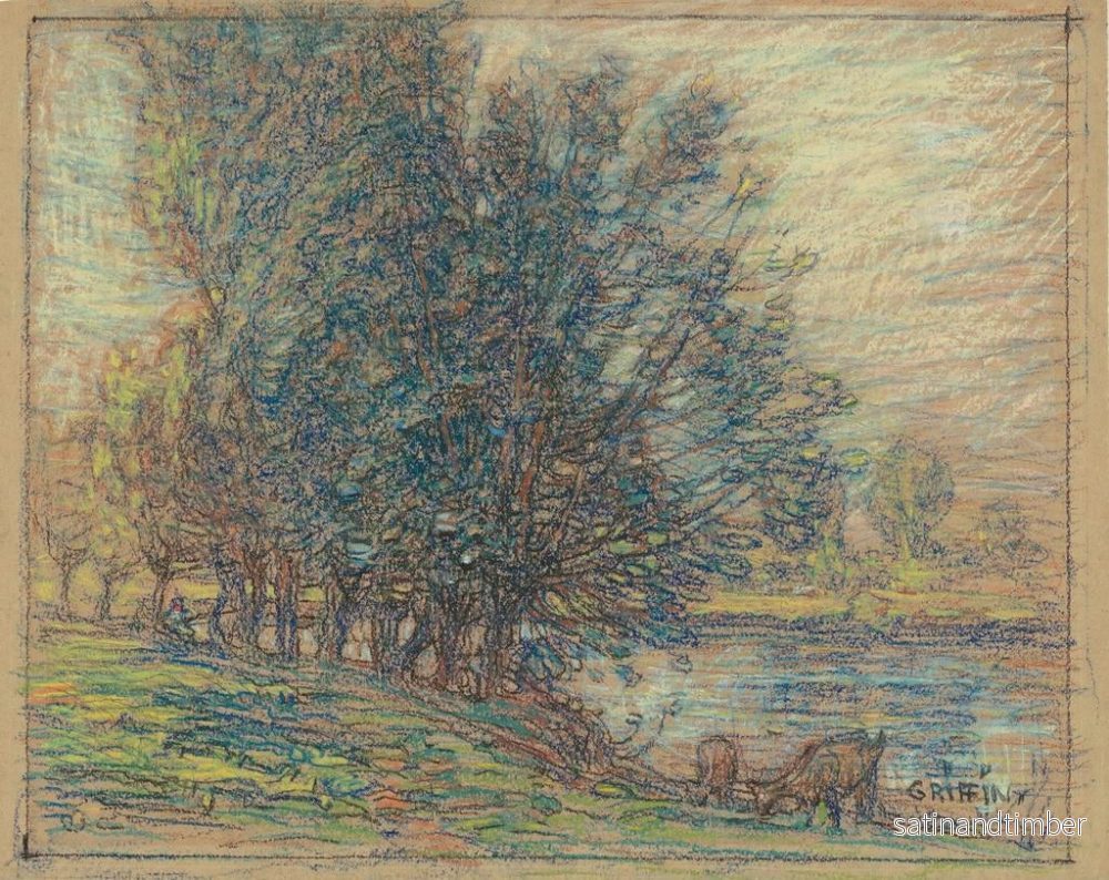 Reproduktion av målningen Saules à Longpré - Walter Griffin - Bild 2