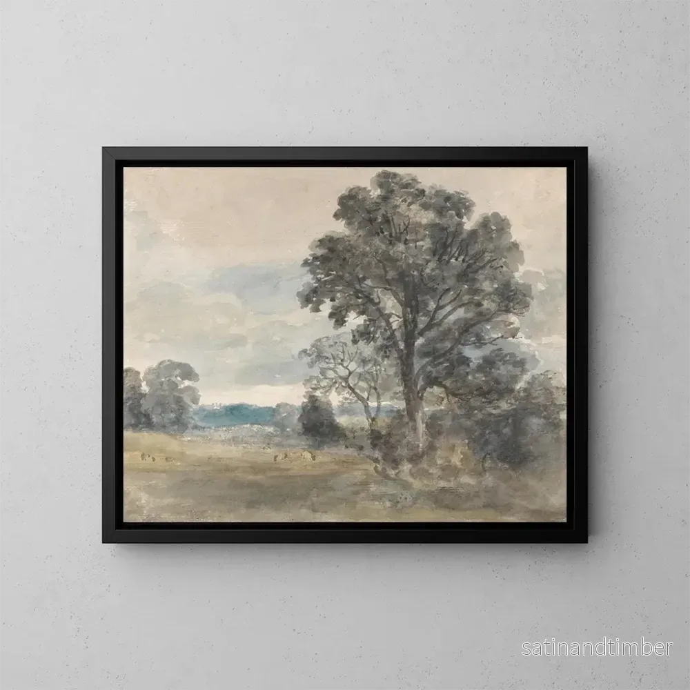Reproduktion av målningen Landskap i East Bergholt – John Constable Reproduktion av målningen Landskap i East Bergholt – John Constable