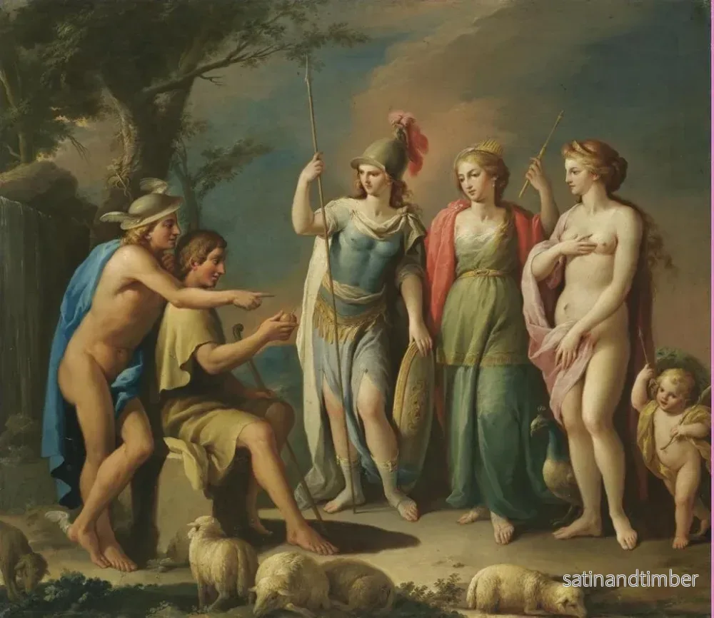 Reproduktion av målningen Le Jugement de Paris - José Camarón Boronat - Bild 2