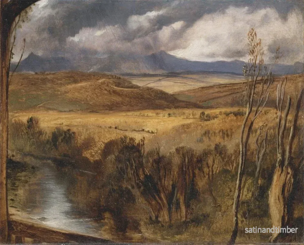 Reproduktion av målningen av ett landskap från Highlands - Sir Edwin Henry Landseer - Bild 2