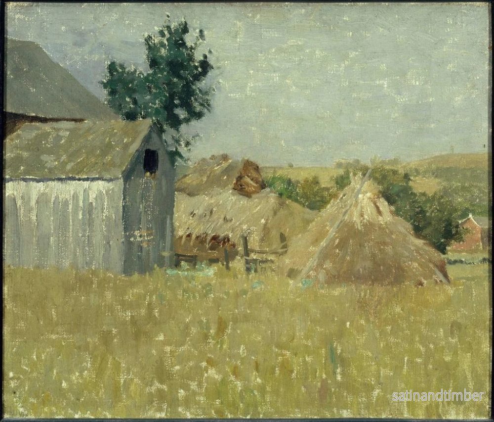 Reproduktion av målningen av Grange grise - William Langson Lathrop - Bild 2