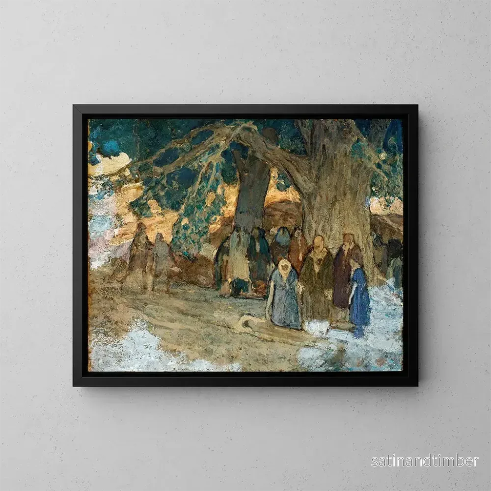 Reproduktion av målningen Han har botat de sjuka - Henry Ossawa Tanner