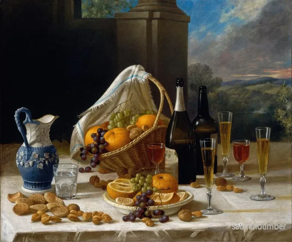 Reproduktion av målningen F Nature morte au déjeuner - John F. Francis - Bild 2