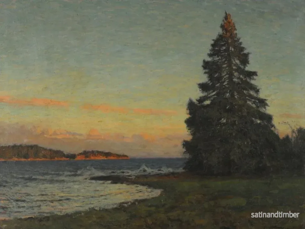 Reproduktion av målningen Le sapin - Gottfrid Samuel Nickolaus Kallstenius - Bild 2