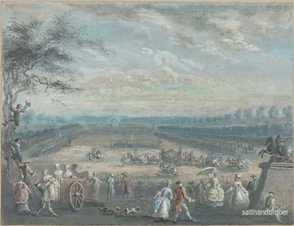 Reproduktion av målningen En tidskrift om Champ de Mars - Jean-Baptiste Le Paon - Bild 2