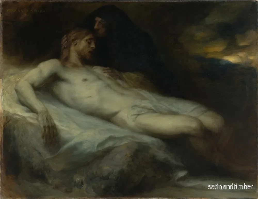 Reproduktion av målningen Lamentation du Christ - Ferdinand Keller - Bild 2