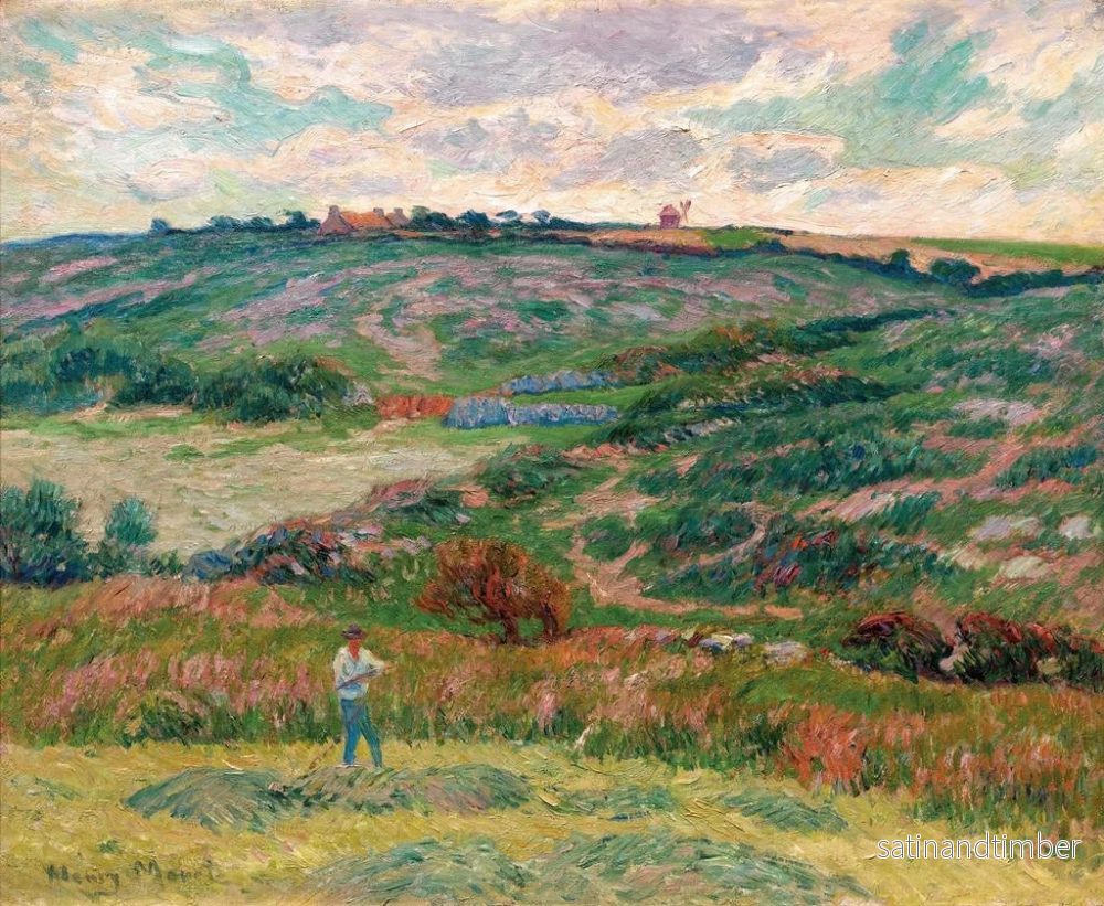 Reproduktion av målningen Le Faucheur - Henry Moret - Bild 2
