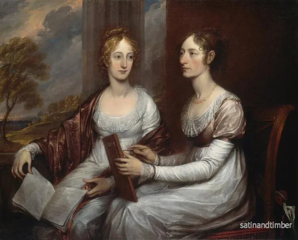 Reproduktion av målningen Les demoiselles Mary et Hannah Murray - John Trumbull - Bild 2