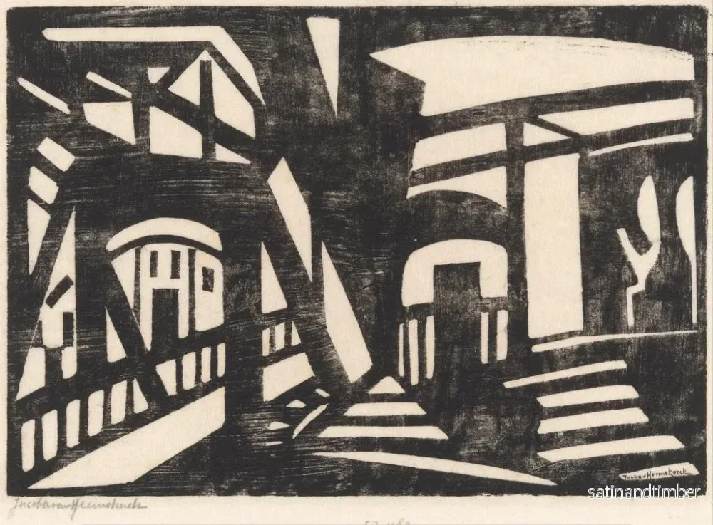 Reproduktion av målningen Komposition nr 15 - Jacoba van Heemskerck - Bild 2