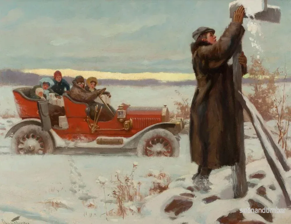 Reproduktion av målningen Hitta vägen tillbaka - Charles Chase Emerson - Bild 2