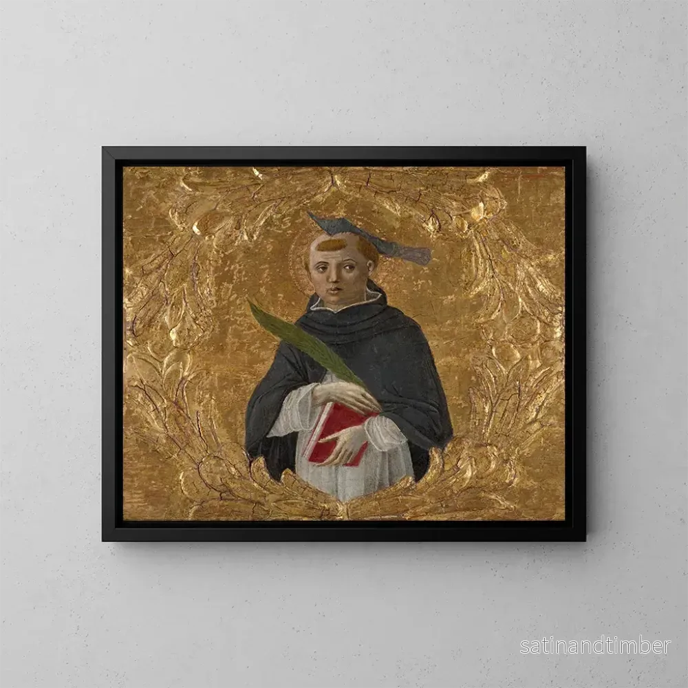 Reproduktion av målningen av Saint Pierre Martyr - Benvenuto di Giovanni