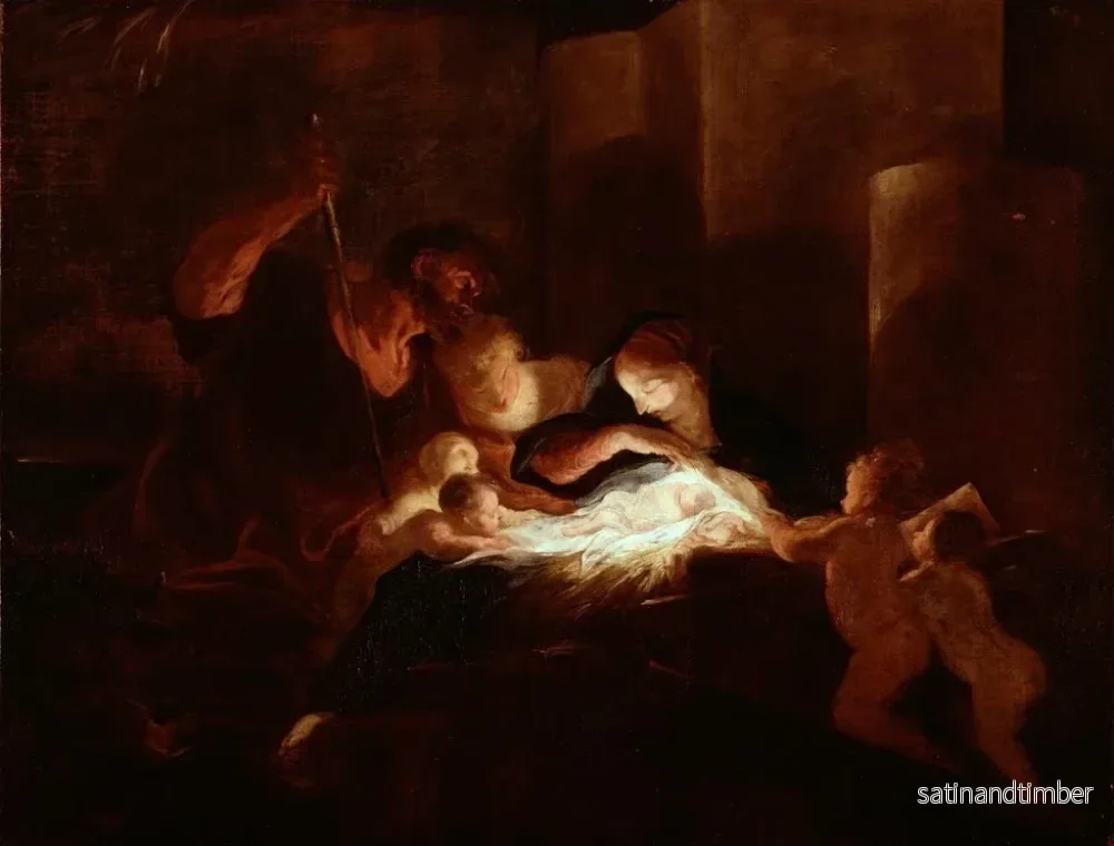 Reproduktion av målningen La Nativité - Pierre-Louis Crétey - Bild 2