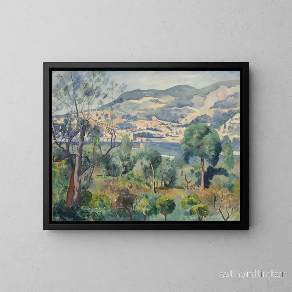 Reproduktion av målningen Rade de Villefranche - Henri Manguin