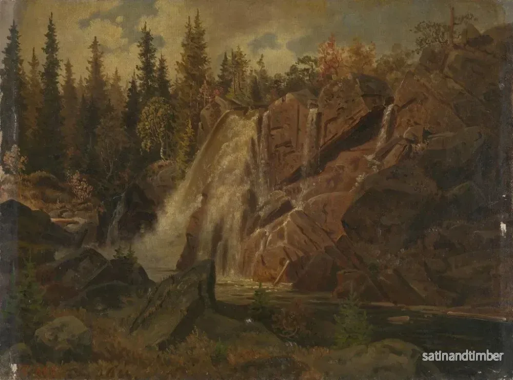 Reproduktion av målningen Landskap norsk - Johan Fredrik Eckersberg - Bild 2