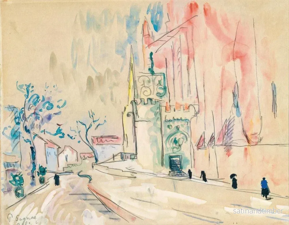 Reproduktion av målningen Albi - Paul Signac - Bild 2