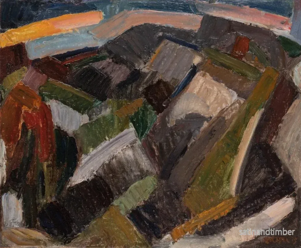 Reproduktion av målningen Landskap - Leo Gestel - Bild 2