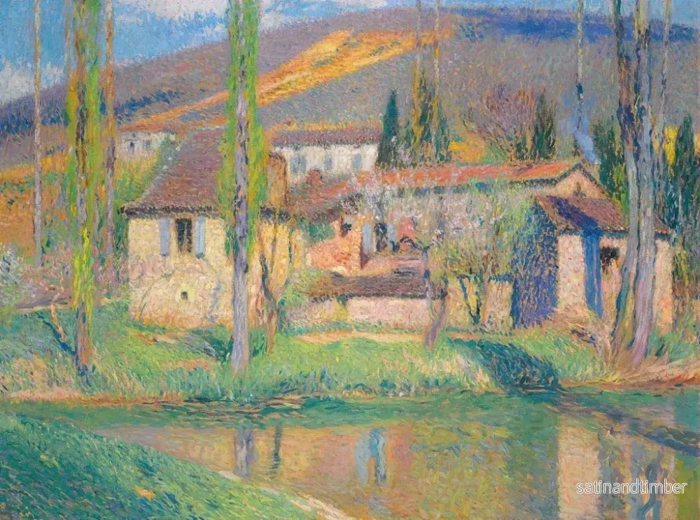 Reproduktion av målningen Labastide du Vert - Henri Martin - Bild 2