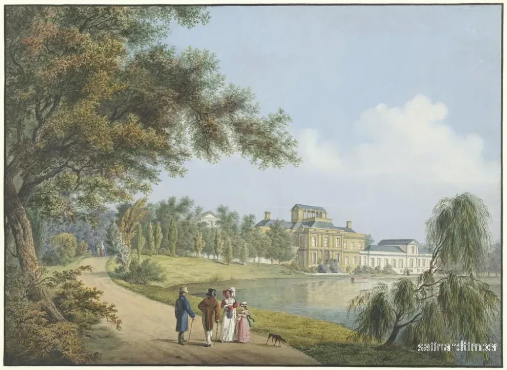 Reproduktion av målningen Vy över Soestdijk-palatset - Cornelis de Kruyff - Bild 2