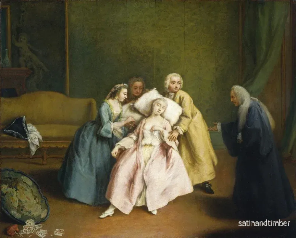 Reproduktion av målningen Le Faible - Pietro Longhi - Bild 2