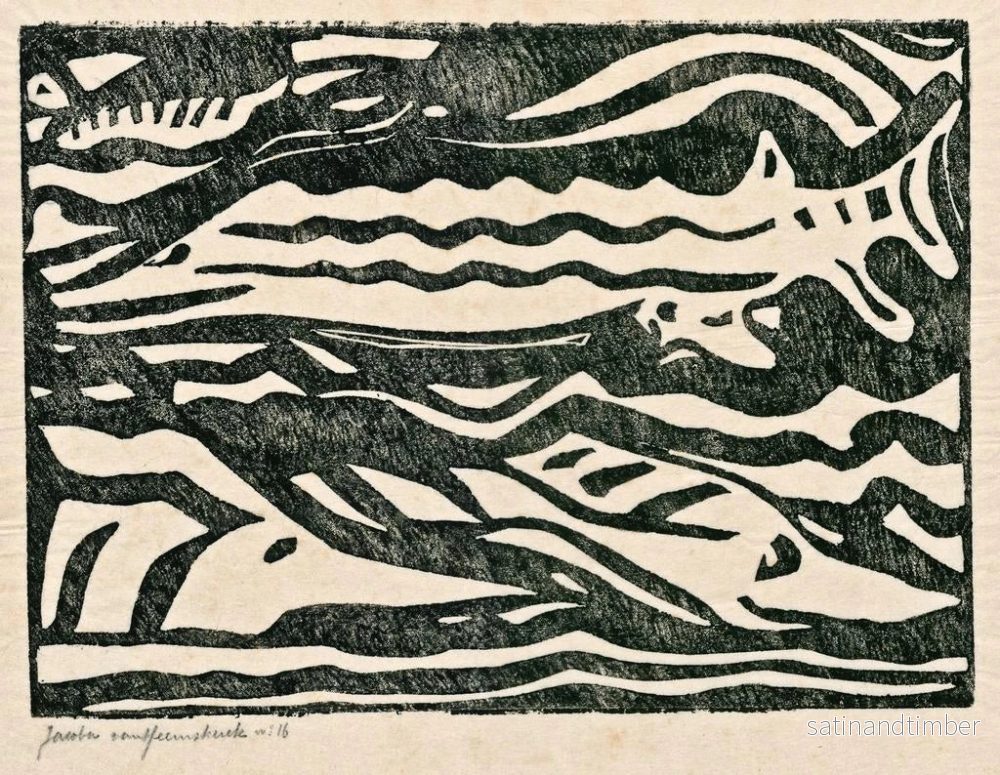 Reproduktion av målningen Composition XIV nr 4 - Jacoba van Heemskerck - Bild 2